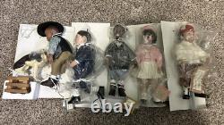 Little Rascals Ashton Drake Galleries Set of 5 Porcelain Figure Doll Set withBoxes