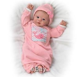 Little Squirt Lifelike Baby Girl Doll Weighted by Ashton-Drake Galleries