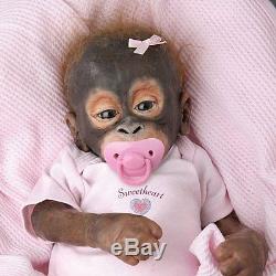 Little Umi Orangutan Doll Collectible Monkey Doll by Ashton Drake