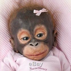 Little Umi Orangutan Doll Collectible Monkey Doll by Ashton Drake