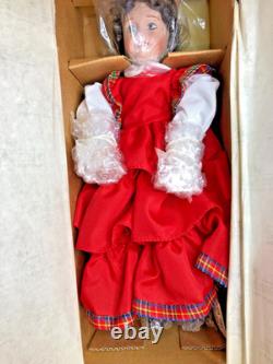 Little Women at Christmas set of 5 Wendy Lawton for Ashton-Drakefree shipping