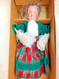 Little Women at Christmas set of 5 Wendy Lawton for Ashton-Drakefree shipping