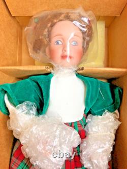 Little Women at Christmas set of 5 Wendy Lawton for Ashton-Drakefree shipping