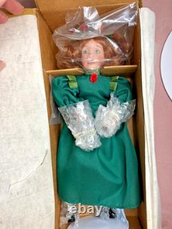 Little Women at Christmas set of 5 Wendy Lawton for Ashton-Drakefree shipping