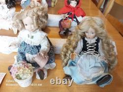 Lot Of 11 Ashton Drake Fairy Tale Dolls