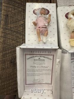 Lot Of 5 Ashton Drake 5 Miniature Vinyl Dolls