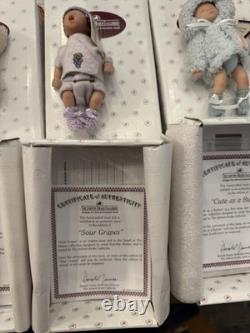 Lot Of 5 Ashton Drake 5 Miniature Vinyl Dolls