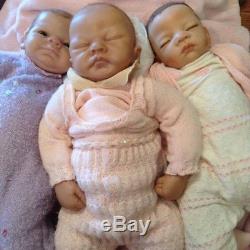 Lot of 3 Ashton Drake baby Emily to reborn