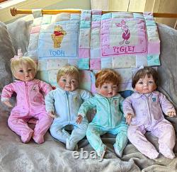 Lot of 4 16 Ashton Drake dolls
