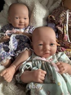 Lot of 4 Reborn Baby Dolls 3 Berenguer + 1 Ashton Drake Huti B ADG 04