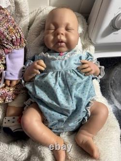Lot of 4 Reborn Baby Dolls 3 Berenguer + 1 Ashton Drake Huti B ADG 04