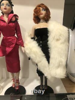 Lot of 5 Ashton Drake Gene Dolls Alex Doll With Two Extra Outfits 5 Stands NICE