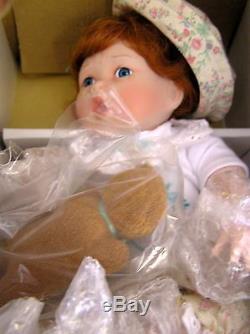 Lot of 7 Ashton Drake Porcelain dolls Sunday-Thru Saturday Collection