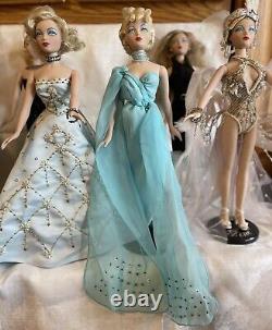 Lot of 7 Gene Dolls Ashton Drake Blonde Brunette 16 Doll Clothes Extras