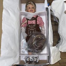 Luis the Lederhosen Boy Doll by Ashton Drake Original Folk Attire W COA & Box