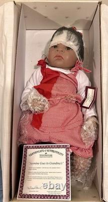 M. I. B Ashton Drake Galleries Jasmine Goes To Grandma's Porcelain Doll