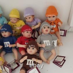 M&M's Ashton-Drake Melt in Your Heart Collection Dolls -Multicolor Candy & Nuts