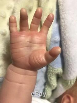 MARIBEL VILLANOVA 24 INCH Reborn Toddler BABY boy DOLL, 9 Pound, COA. RARE