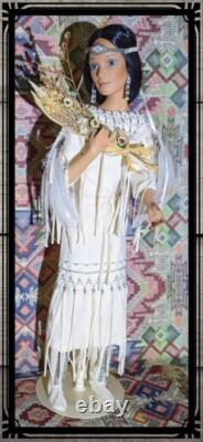 MORNING BIRD SONG Native Amer Porcelain Fig -Sandra Bilotto -Ashton Drake (Yr)