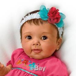Maya's Summer Celebration Baby Doll by Ashton Drake New NRFB