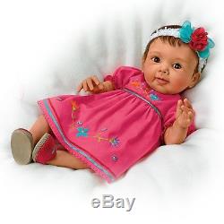 Maya's Summer Celebration Baby Doll by Ashton Drake New NRFB