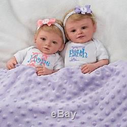 Mayra Garza Hope And Faith Baby Doll Set With Baby Bunting