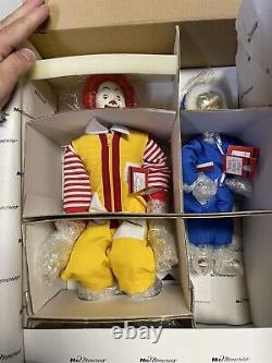 McDonald's McMemories Ronald Makes It Magic Ashton Drake Dolls NEW COMPLETE