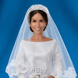 Meghan Markle & Prince Harry 1000404 Royal Romance Wedding Porcelain Dolls MINT