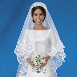 Meghan Markle Royal Wedding Porcelain Bride Doll Porcelain Doll MINT 301652008