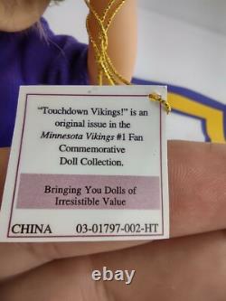 Minnesota Vikings The Ashton-Drake Galleries Touchdown Vikings! NFL Football