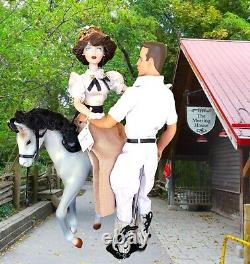 Miss Gene Marshall & Mr Trent Osborn in Riding Practice RARE