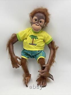 Monkey Chimp Orangutan Ashton Drake 20 Ollie Simon Laurens Reborn Therapy Doll