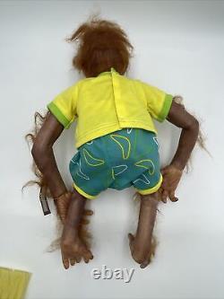 Monkey Chimp Orangutan Ashton Drake 20 Ollie Simon Laurens Reborn Therapy Doll