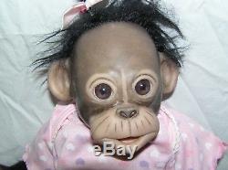 Monkey Doll Twins Boy & Girl 16 Chimpanzee Reborn Ashton Drake