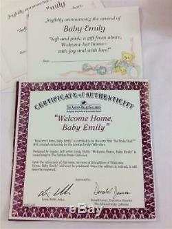 NEW Ashton Drake Welcome Home, Baby Emily So Truly Real Doll By Linda Webb