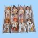 NEW! Open Box Ashton Drake Disney's Snow White & the Seven Dwarves 8 Dolls Certs