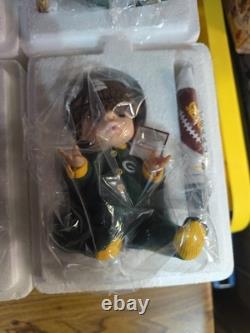 NFL Ashton Drake Galleries Green Bay Packers Collectible Baby Doll 5 Huge Lot