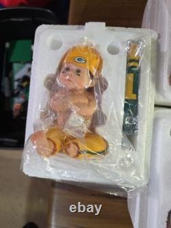 NFL Ashton Drake Galleries Green Bay Packers Collectible Baby Doll 5 Huge Lot