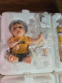 NFL Ashton Drake Galleries Green Bay Packers Collectible Baby Doll 5 Huge Lot