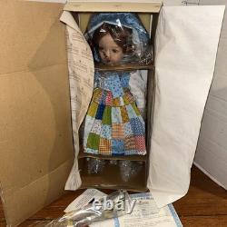 NIB Ashton Drake Dianna Effner Porcelain Doll A Holly Hobbie Autumn WithCOA