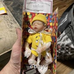 NIB RARE Ashton Drake Mini 6 Silicone M&M Baby Dolls lot of 7