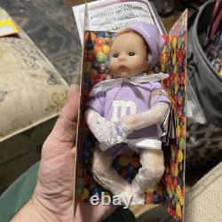 NIB RARE Ashton Drake Mini 6 Silicone M&M Baby Dolls lot of 7