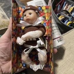 NIB RARE Ashton Drake Mini 6 Silicone M&M Baby Dolls lot of 7