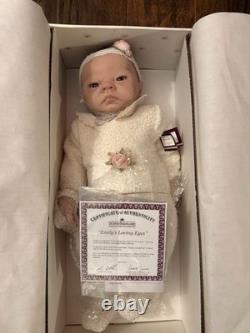 NIB Vintage 1990s Ashton Drake Galleries Lifelike Baby Doll Emily's Loving Eyes