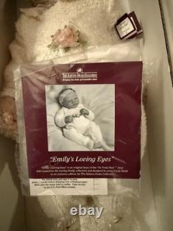 NIB Vintage 1990s Ashton Drake Galleries Lifelike Baby Doll Emily's Loving Eyes