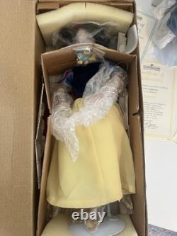NWT Snow White Seven Dwarfs Complete Set 8 Ashton-Drake Porcelain Dolls COA