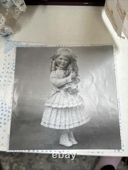 Nellie Olsen Ashton-Drake Doll COA Box + Porcelain Doll Little House Prairie