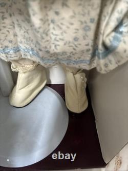 Nellie Olsen Ashton-Drake Doll COA Box + Porcelain Doll Little House Prairie