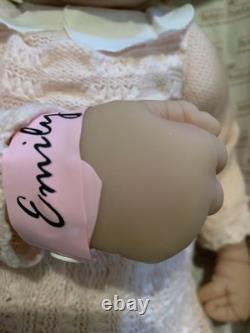 New Ashton Drake So Truly Real Welcome Home Baby Emily Doll Linda Webb Newborn