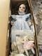 New In Box Ashton Drake Gwendolyn Porcelain Doll Bunny COA Stand attic Smell